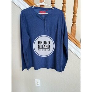 Bruno Milano Men's Henley Size Medium Like‎ New
